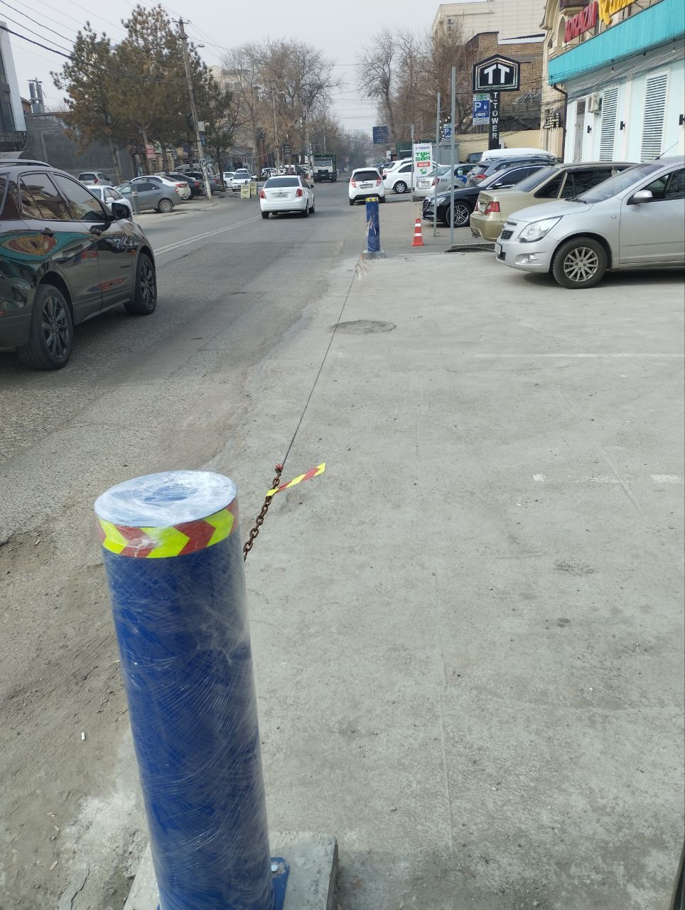 Продажа цепных шлагбаумов