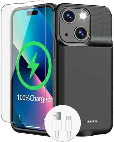 Нов 15W Батерия Кейс 7000mAh за iPhone 15/15 Pro Айфон заряден калъф