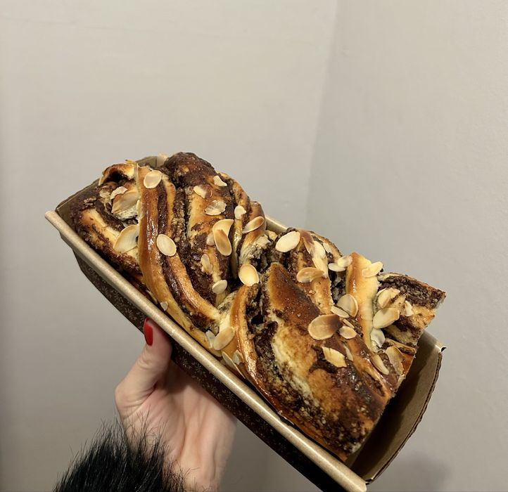 Cozonac de casa Nuca-Nutella