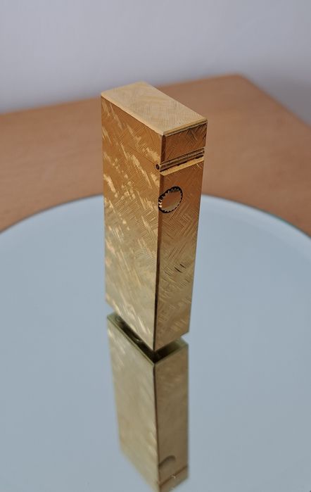 Bricheta Dunhill Rollagas 1970 vintage gold plated