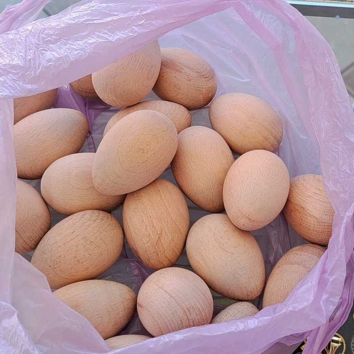 Букови дървени яйца-заготовка