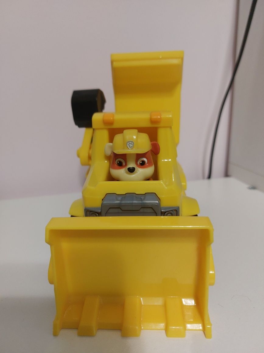 Set figurina cu vehicul Paw Patrol - Ultimate Rescue Rubble, buldozer