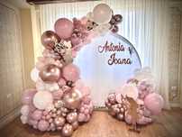 Aranjamente botez , decoratiuni cu  baloane