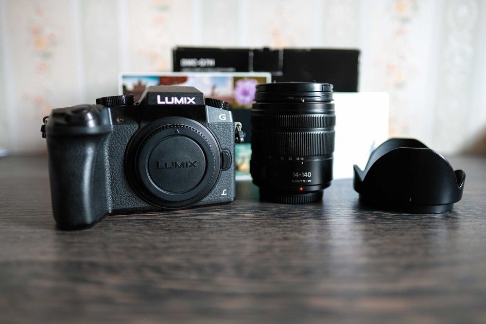 Panasonic LUMIX G7  mirrorless, 4K + Kit 14-42mm la cutie