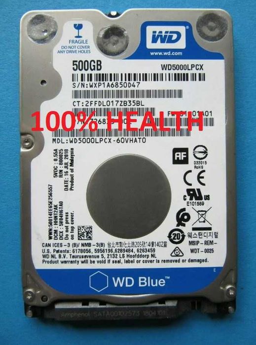 HDD Laptop 320GB 500GB 750GB 1000GB 1TB 100% viata WD SEAGATE HITACHI