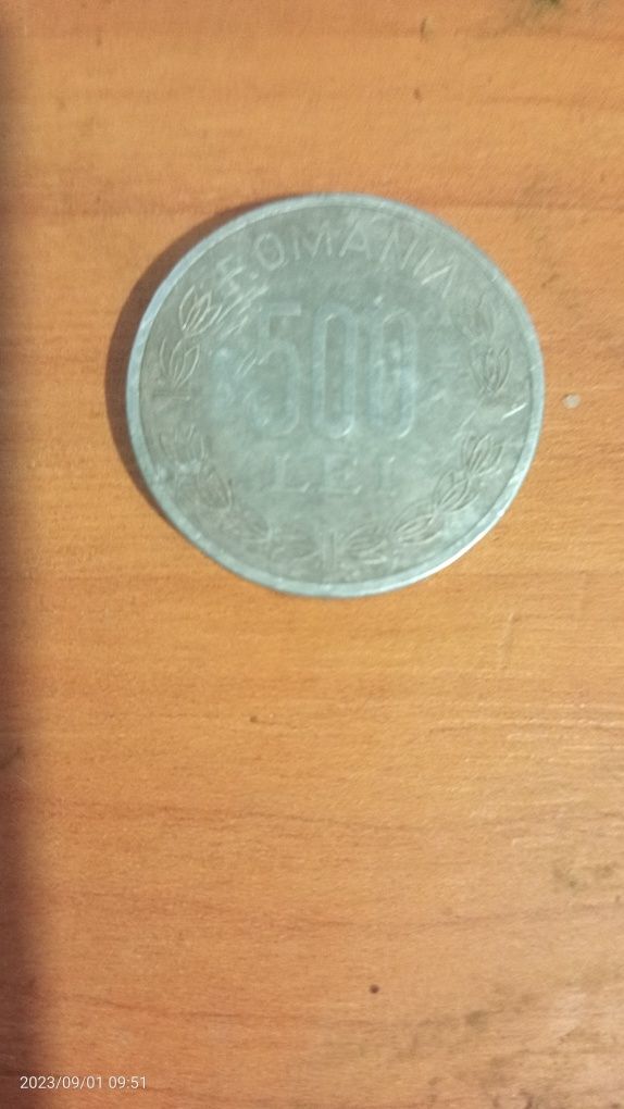 De vânzare monedă veche de 500 lei