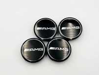 Capace Janta Compatibile Mercedes AMG 72 mm negru