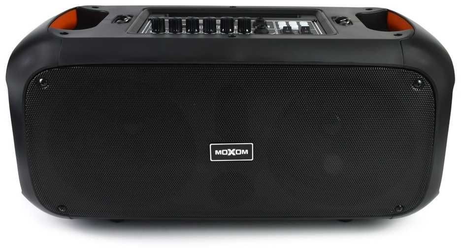 колонка Moxom MX-SK52 черный + микрофоны 2 шт