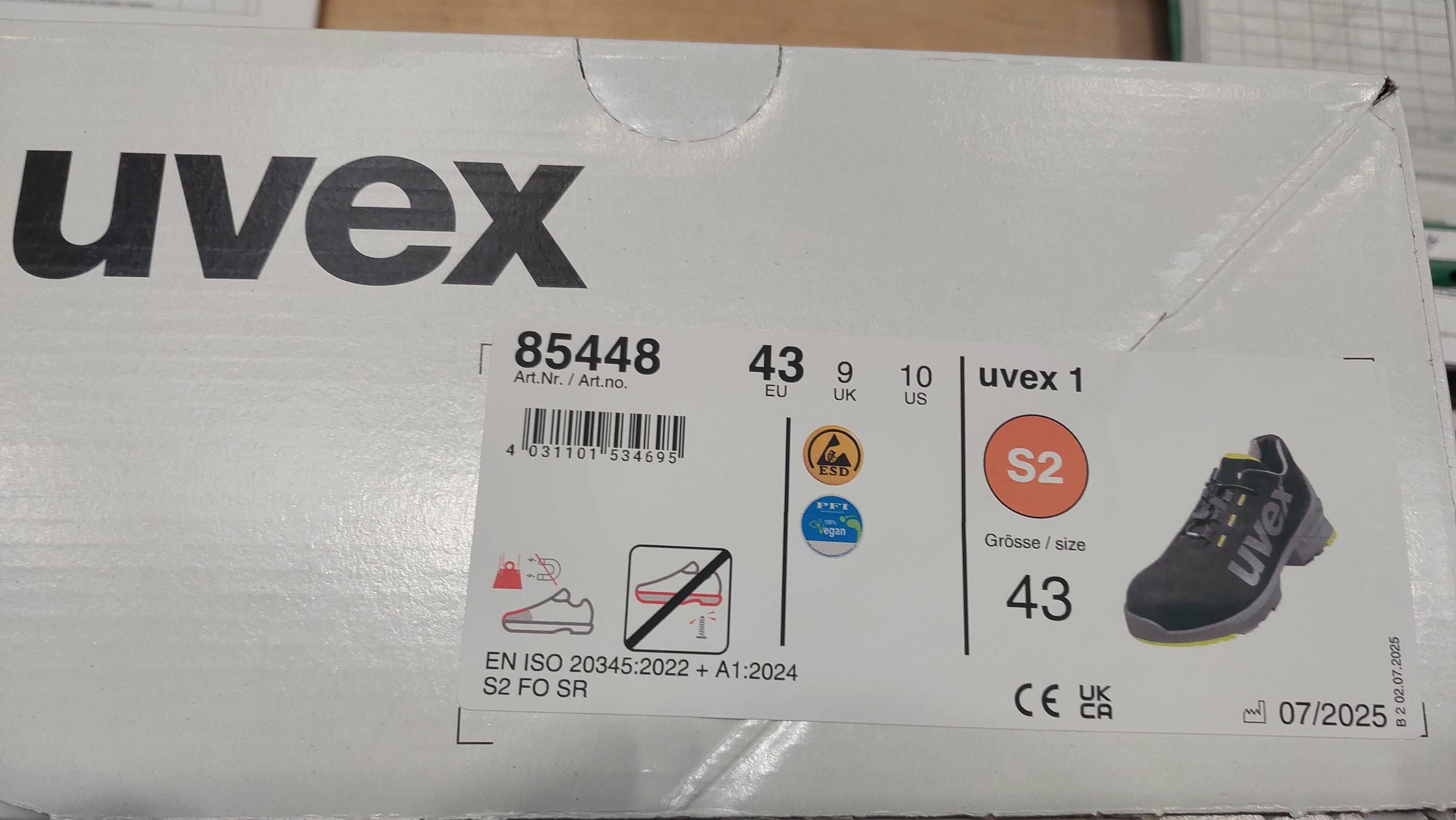 Зимни Работни обувки Uvex 85448 43
