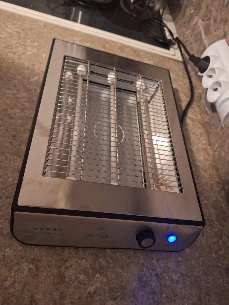 Тостер Cecotec Turbo EasyToast Inox – 900W