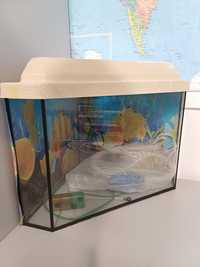 Угловой аквариум 32 литра