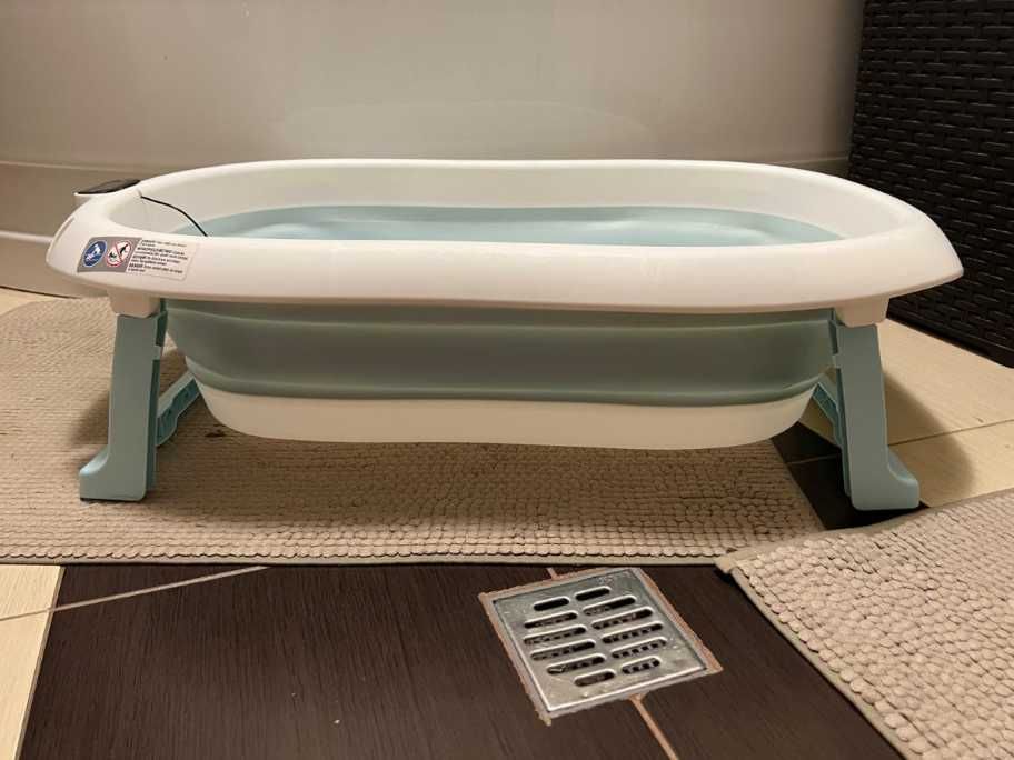 Cadita pliabila bebe Primabobo, cu salteluta si suport metalic pliabil