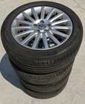 Roti originale Volvo S80II janta aliaj cauciuc vara 225 50 17 ca noi