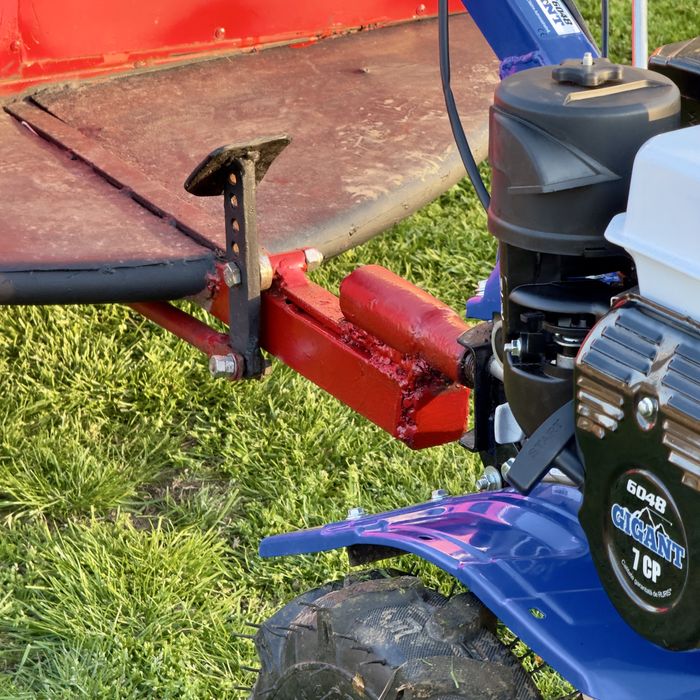 Motosapă Ruris Gigant 6048 – 7 CP, benzină, 3 viteze + semiremorcă