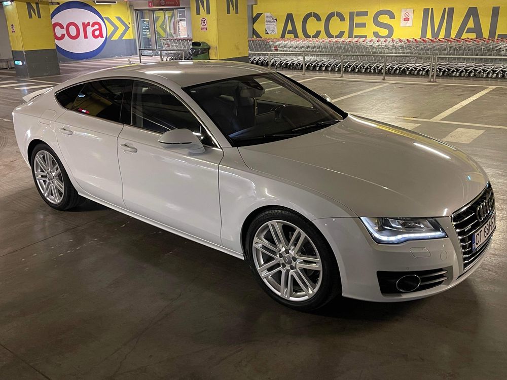 Audi a7 alb perlat km reali ! Fara daune !