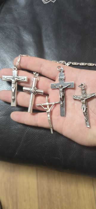 Cruciulițe din argint masiv