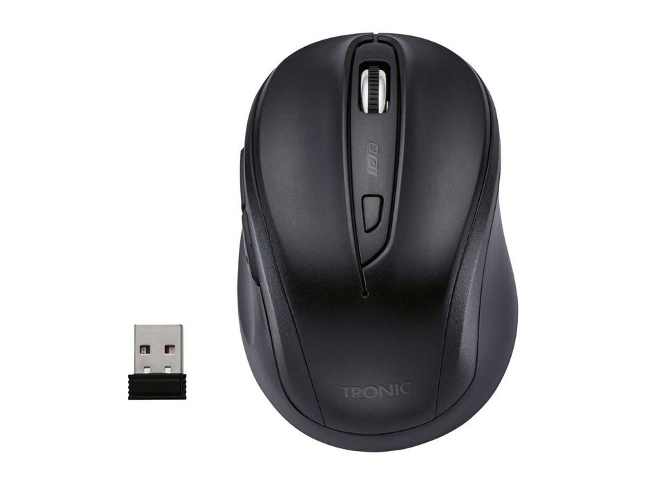 Mouse Wireless Silent Tronic Black Nou Sigilat