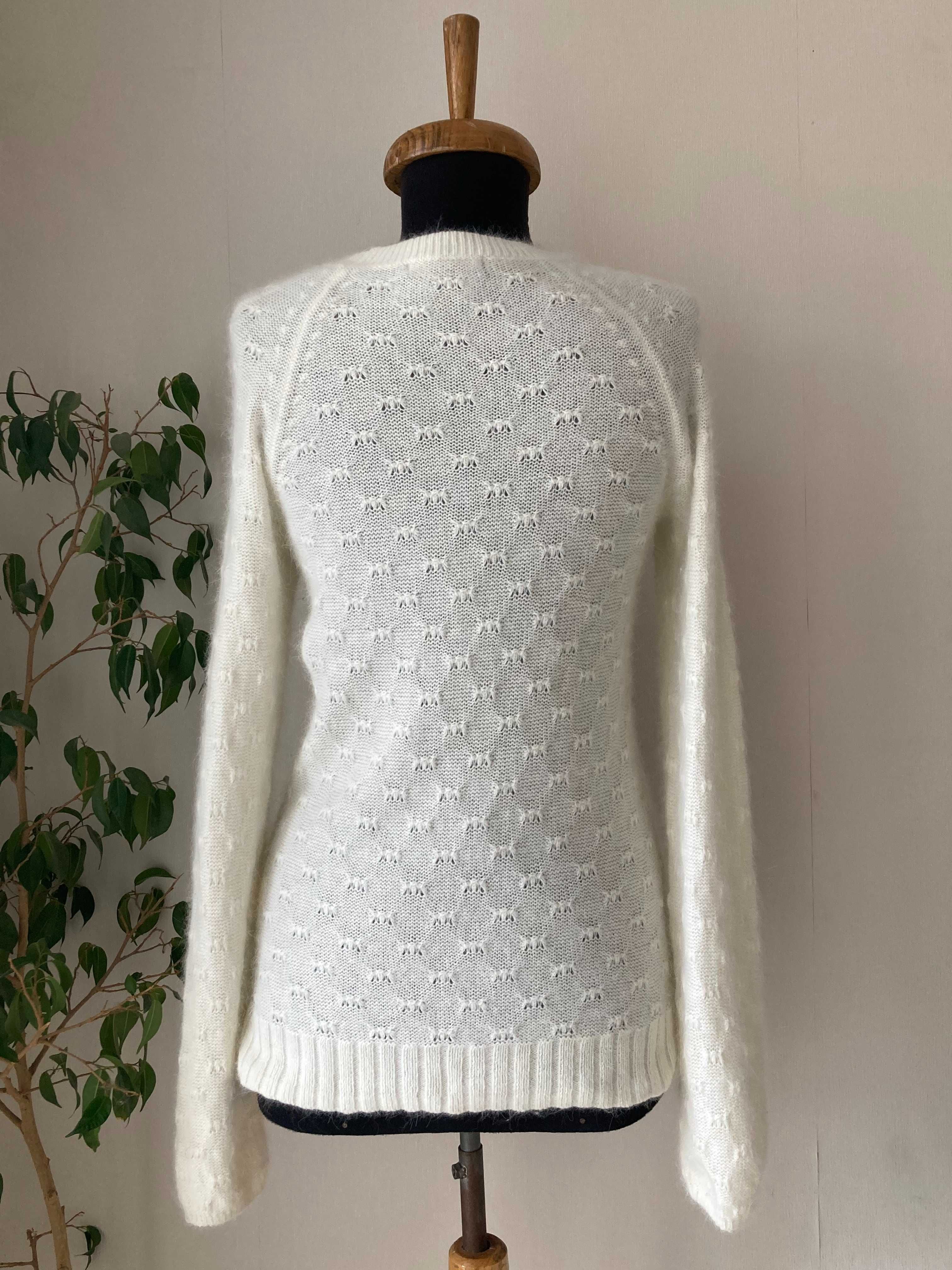 H&M Angora Polyamide женски пуловер от ангора и полиамид размер S