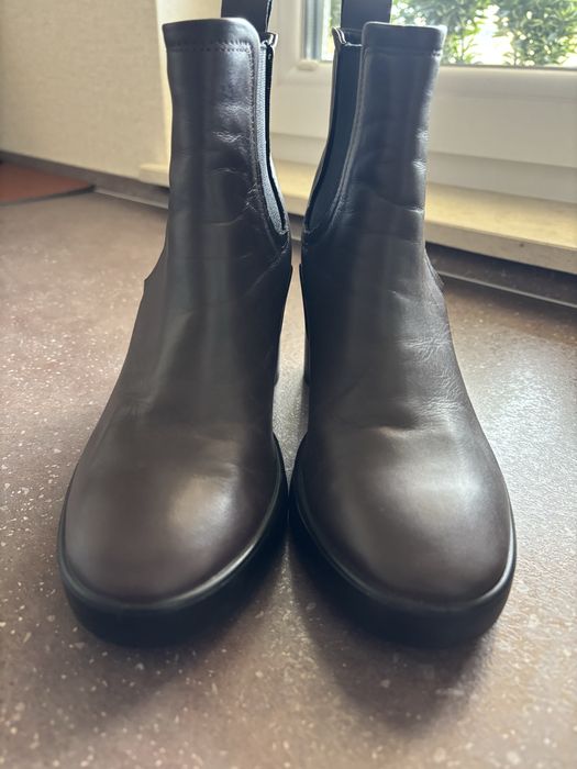 Botine dama din piele ,Ecco