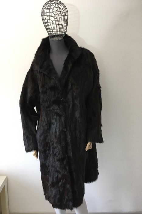 Палто с естествен косъм норка Mongolia