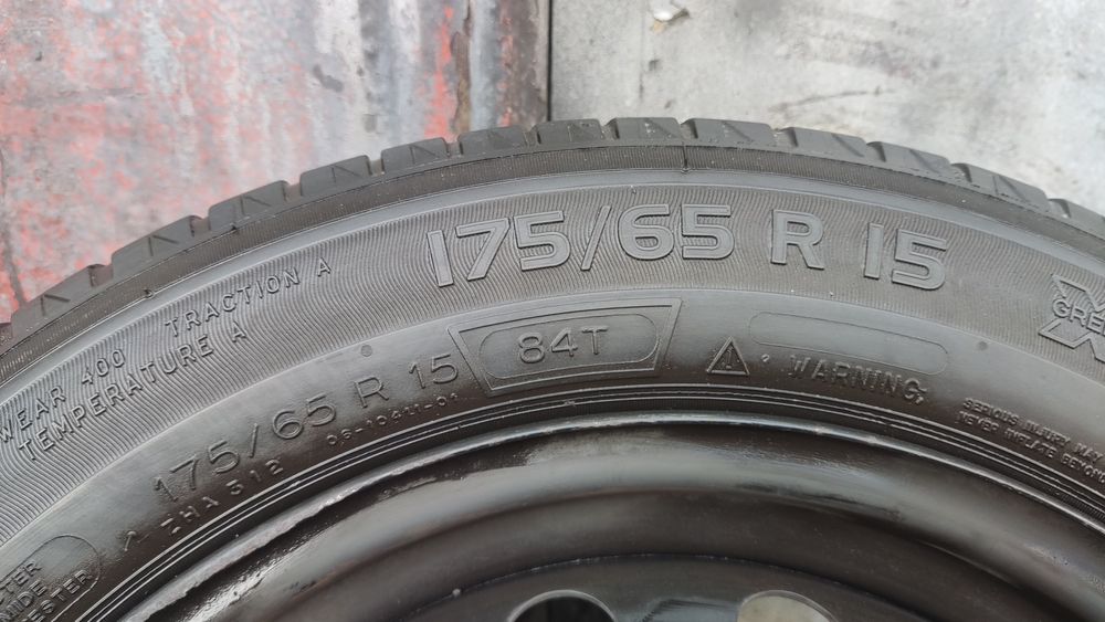 метални джанти 15 цола ,4 х100, 6,5J, ET43, центр отвор 56,6мм