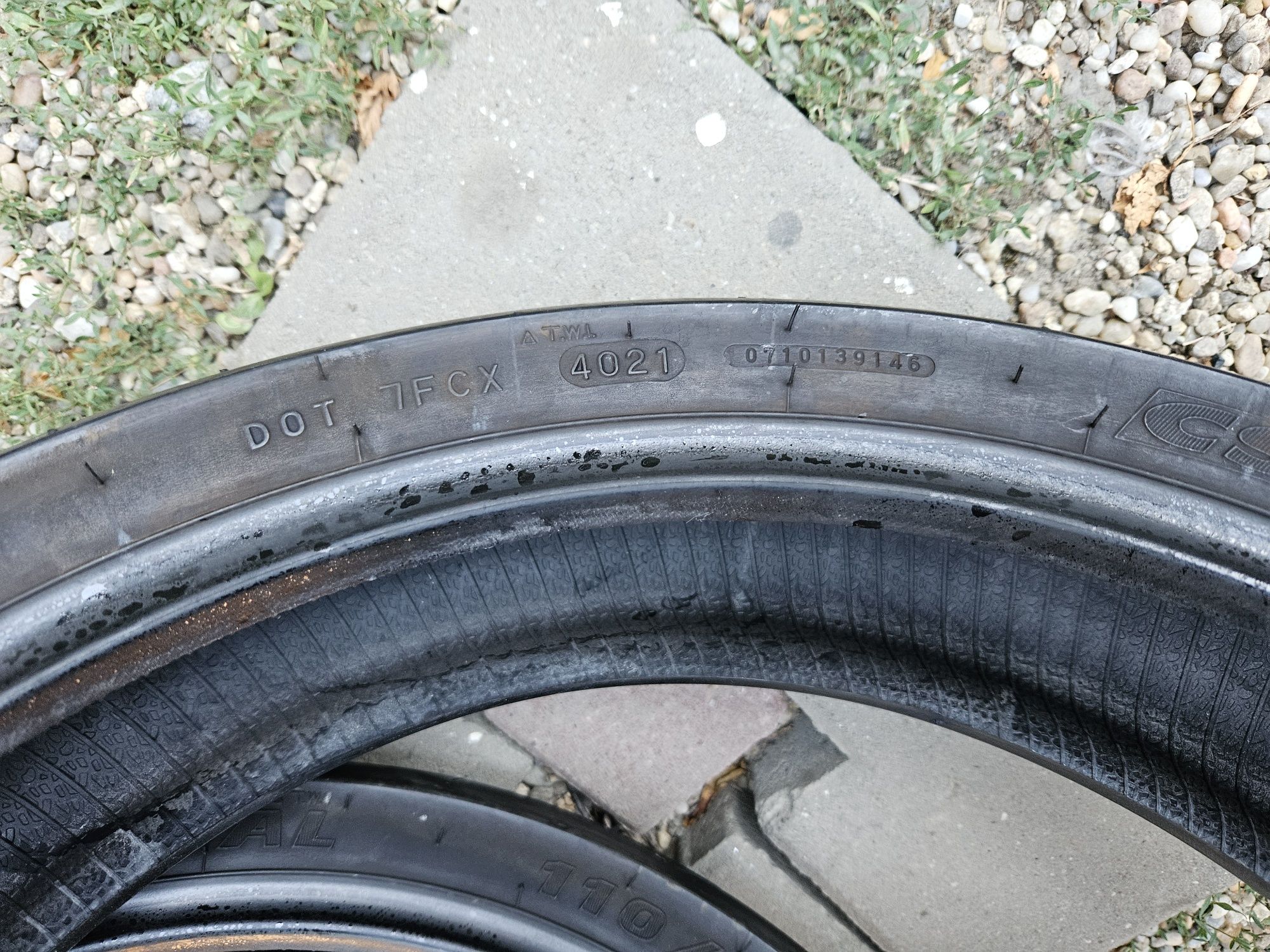 Set cauciucuri moto 110/70/R17 & 140/60/R17 Michelin Road 4