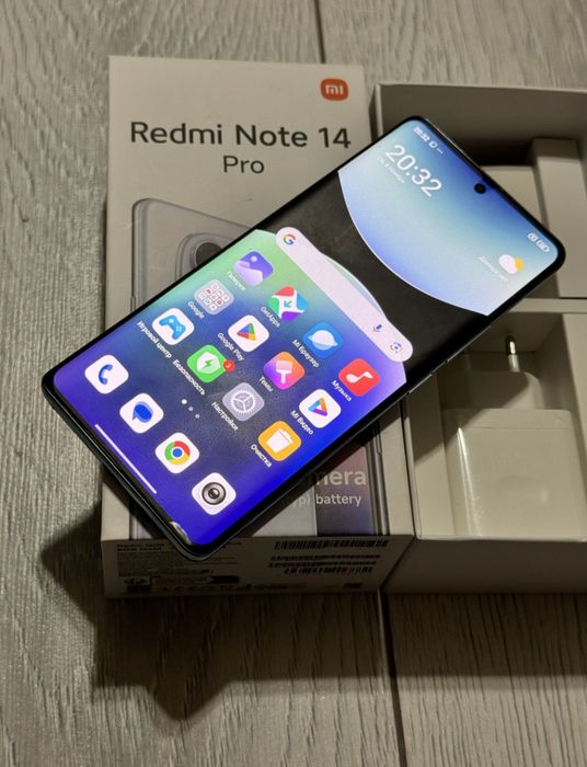 Redmi Note 14 Pro 256 gb

Ram 8 200 MP camera 

Состояние идеальная