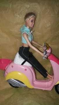 motocicleta Barbie + papusa Barbie/ scuter Barbie + papusa Barbie
