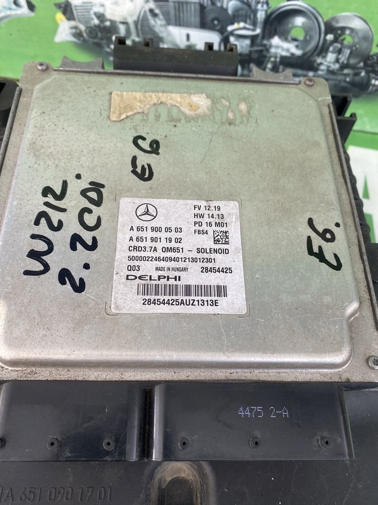 Calculator motor Mercedes W212 facelift  2.2 cdi euro 6