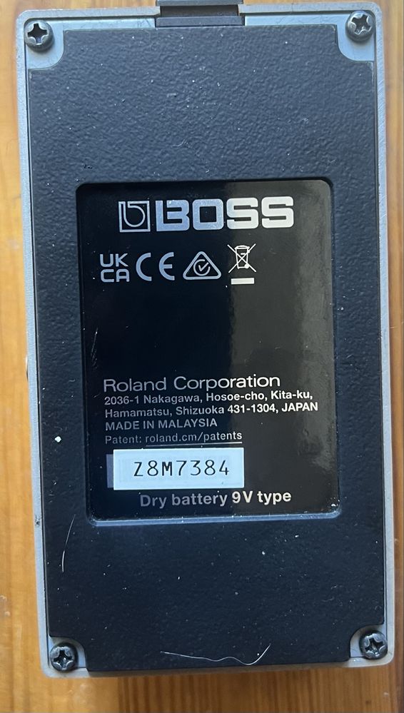 Boss Ds-2 Turbo Distortion педал