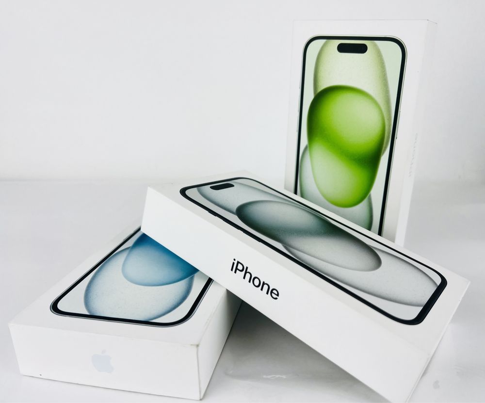 НОВ! Apple iPhone 15 Plus 128GB Black / Blue / Green Гаранция!