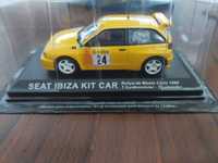 Macheta SEAT IBIZA RALLYE DE MONTE CARLO 1999 -Ixo, 1/43, noua.