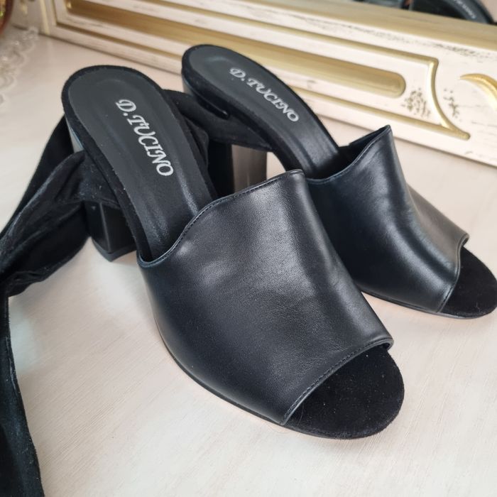 Обувь кожаные босоножки