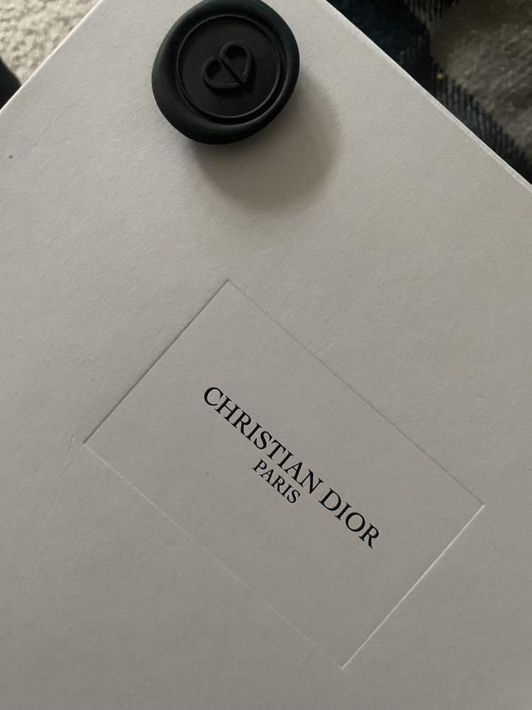 Esarfa matase Christian Dior + cutie + saculet