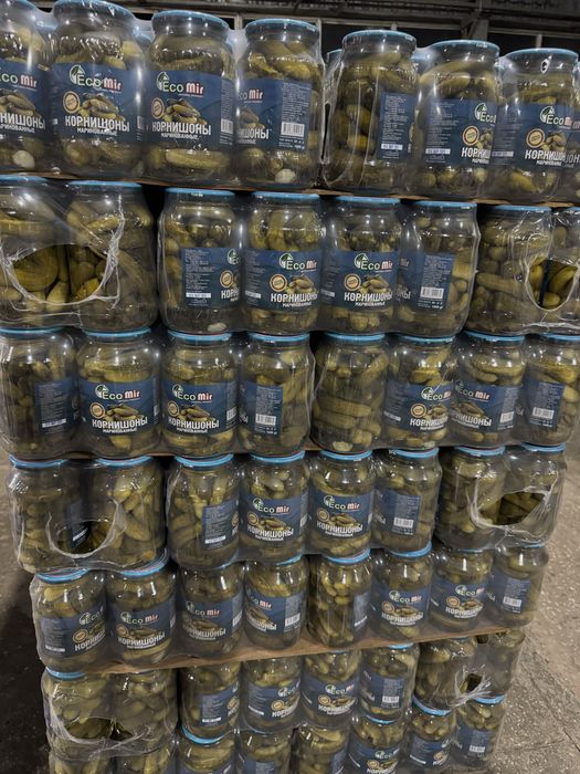 Маринованные огурцы, корнишоны 1000гр