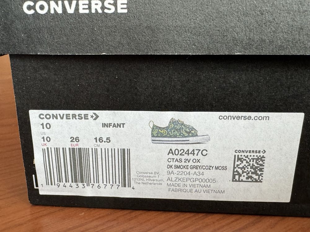 НОВА ЦЕНА! Детски кецове Converse