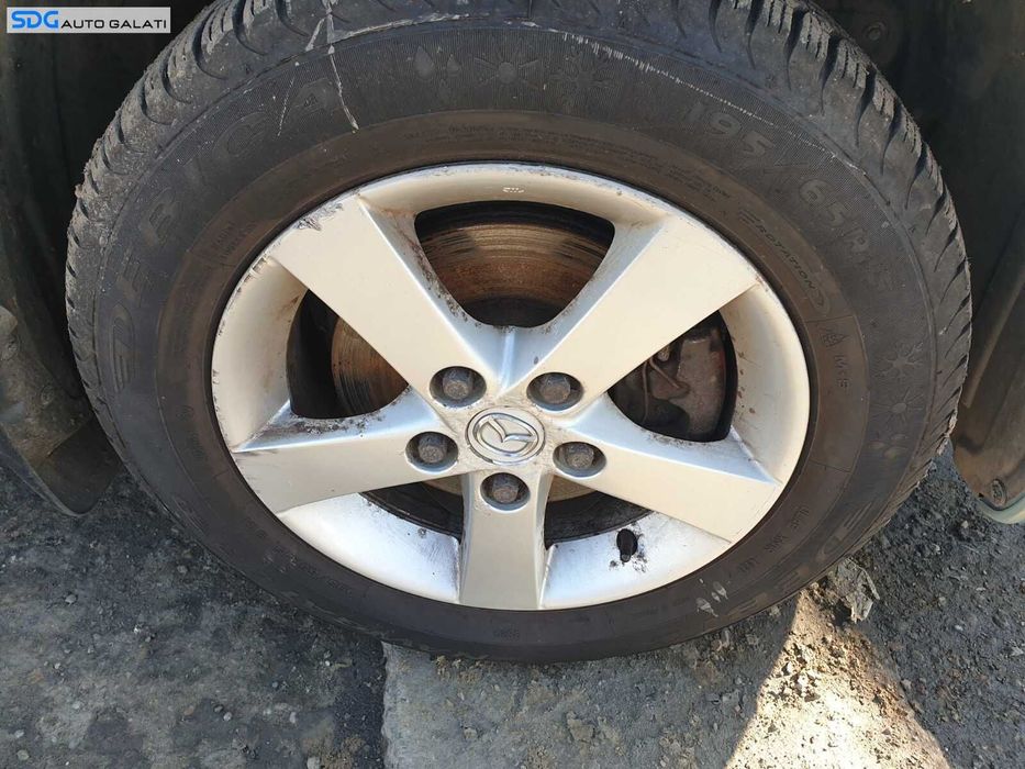 Set 4 Jante Roti Aliaj cu Anvelope Cauciucuri Iarna DOT 2021 195 65 15 R16 Mazda MPV 1999 - 2006 [C3458]