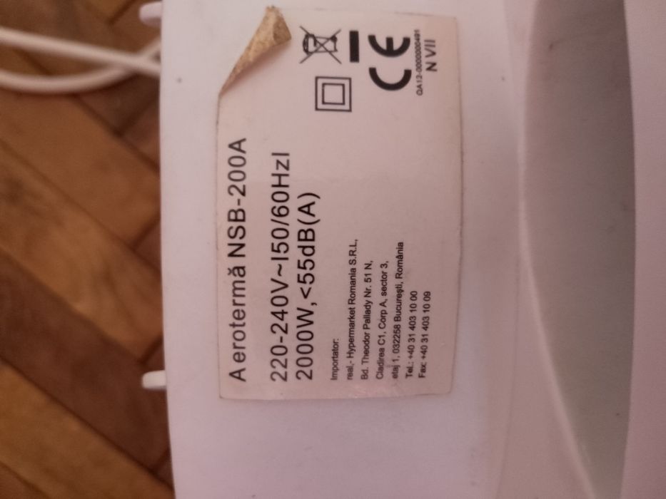 Aeroterma electrica