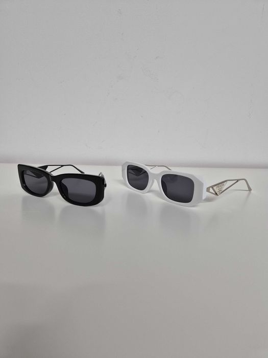 Ochelari de soare Prada Negru/Alb