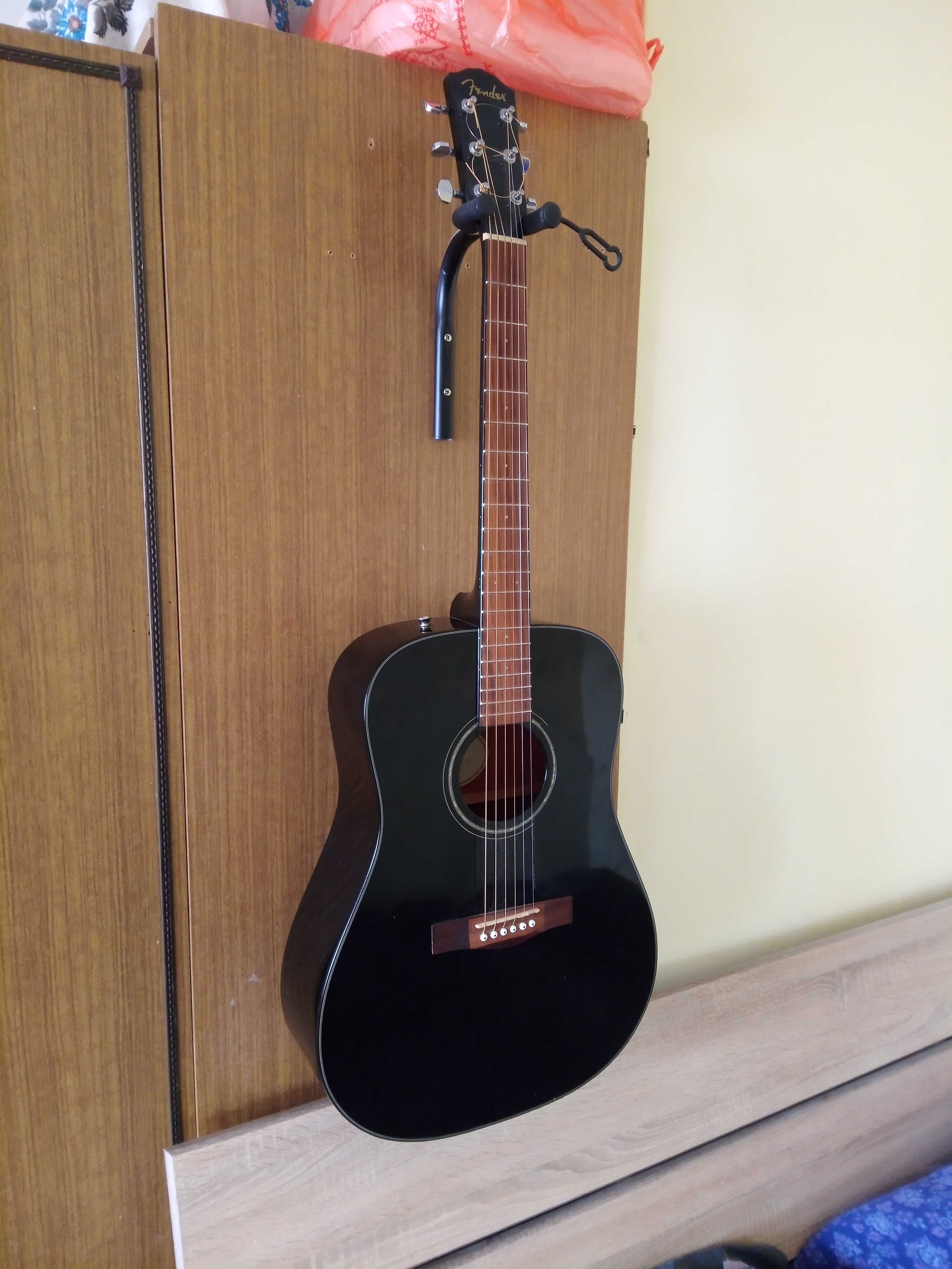 Акустическая гитара Fender CD60 BLK