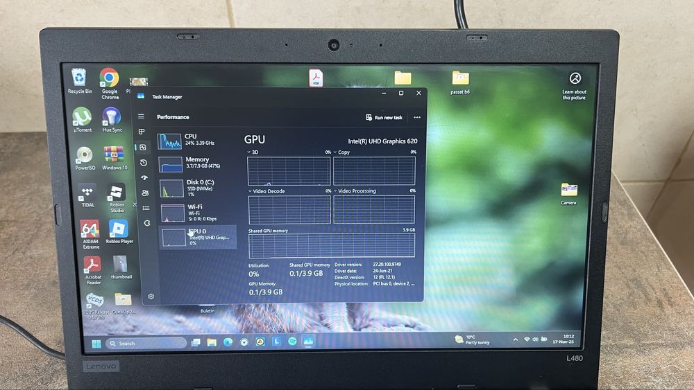 Laptop Lenovo ThinkPad L480