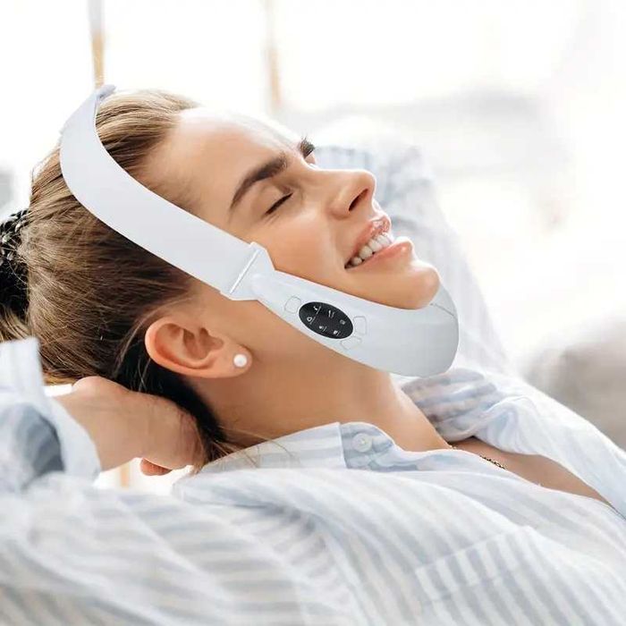 Уред за терапия на лице и двойна брадичка EMS V face beauty meter