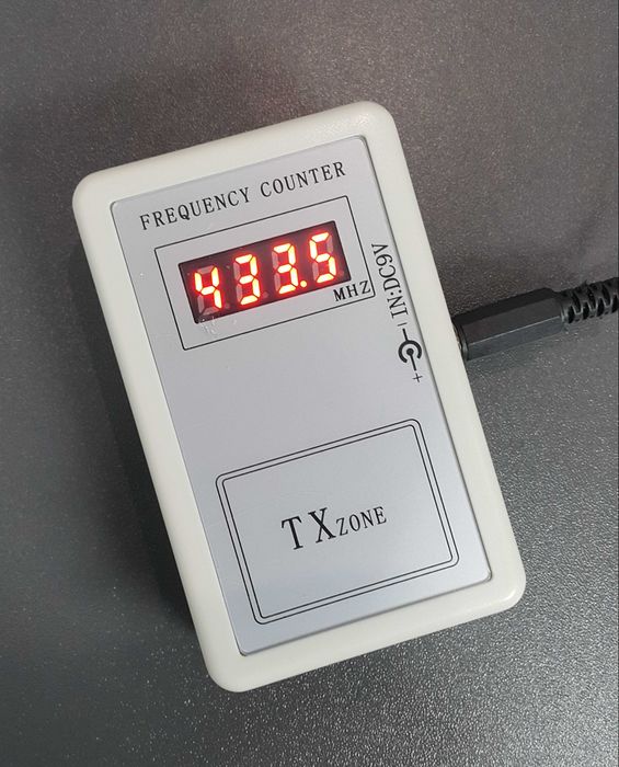 Приемник тестер честотомер за дистанционни 250-450MHZ