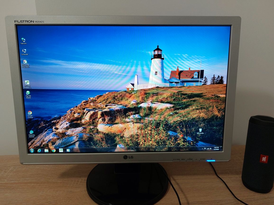 Sistem desktop PC monitor