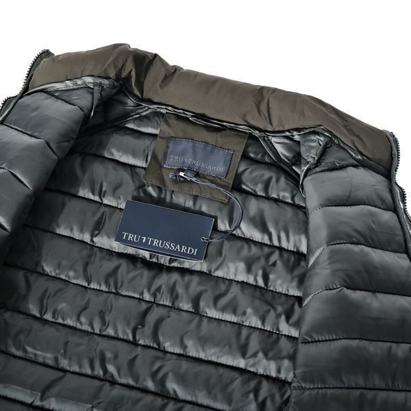 ПРОМО TRUSSARDI -М/L/XL-Оригинално мъжко черно пухено яке