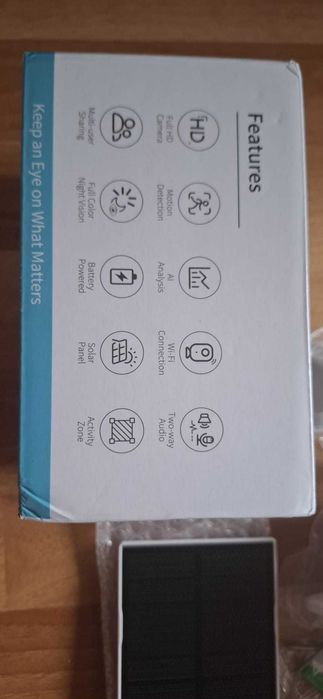 Camera supraveghere wireless WIFI HD incarcare solara fara baterii NOU