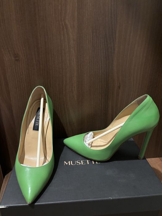 Pantofi Musette verde 36