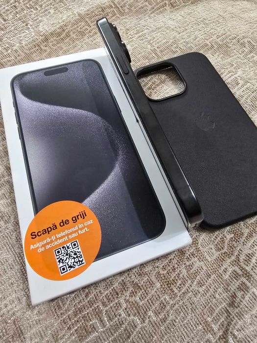 Iphone 15 pro max, full box, ca nou, 256 Gb, 96% baterie.