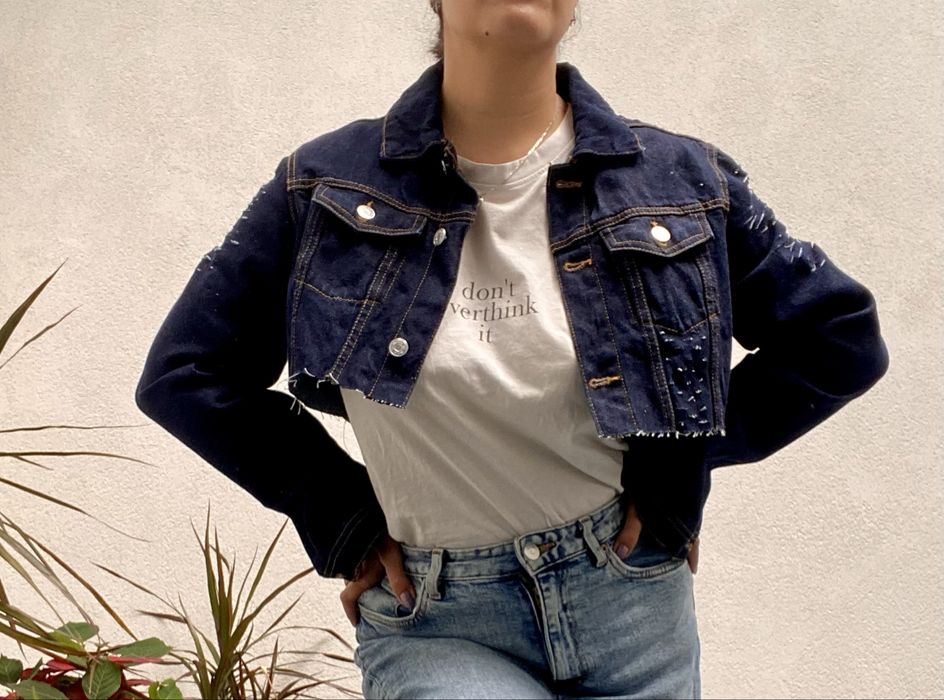 Ръчно изработено яке със сърце