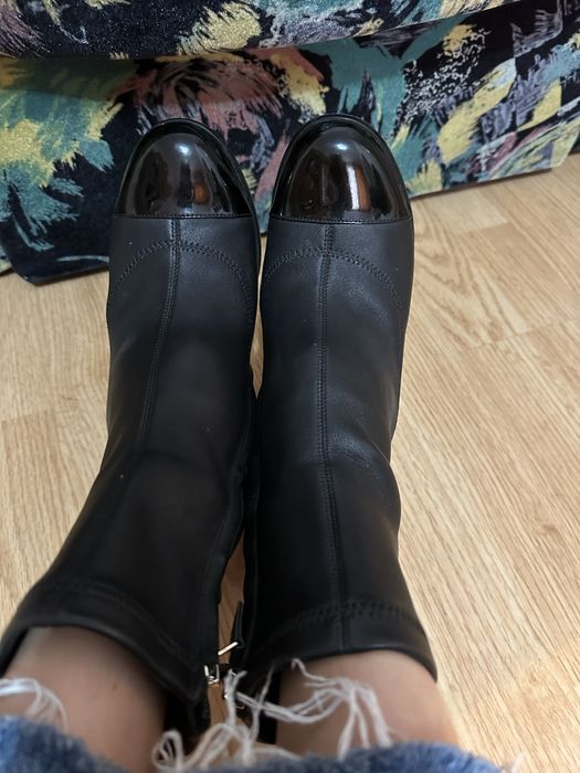 Botine Chanel negre
